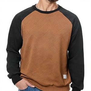 Sudaderas de Hombre, Cuello Redondo, Diseño de Parches, 100% Algodón, 380 Gramos, Felpa, Impresión Serigráfica, Ecológicas, Geométricas - Product Image 6