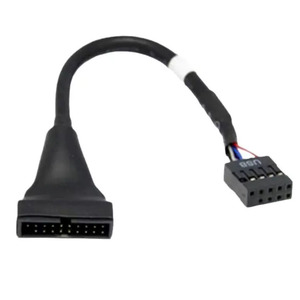 20 พิน USB 3.0 หัวต่อแบบหญิงถึง 9 พิน USB 2.0 ชายอะแดปเตอร์แปลงสายเคเบิลข้อมูล 480mbps คอมพิวเตอร์เมนบอร์ดสายเคเบิลซีดีรอม - Product Image 2
