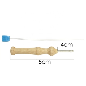 เข็มปักผ้าด้ามไม้ พร้อมผ้ามอนก์คลอธ 67*50 ซม. และชุดไหมพรม - Product Image 3