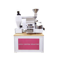 Honhill — rôtissoire industriel à café au gaz, 100%, goût turque, 2 kg, ensemble de machine à café, couleur ambre noir