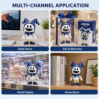Figurine de jouet en vinyle personnalisée, Modèle de poupée en PVC de blanchet fantaisie ou bonhomme de neige, style dessin animé mignon, ODM pour décoration d'étagère, cadeau et objets de collection