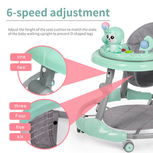 Fabbrica Baby Walker <span class=keywords><strong>3</strong></span> In 1 Musical Cartoon Walking Chair Toy musica per bambini Boy Girl Walker a buon mercato Baby Walker con <span class=keywords><strong>ruote</strong></span> e sedile - Product Image 4