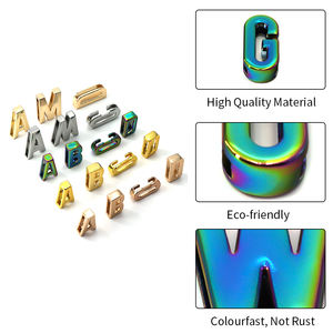 Van Hoge Kwaliteit! 3*19*24Mm Maat Metalen Dia Letter Kraal Voor Tas Portemonnee Hond Kraag Riem Riem Maken Benodigdheden - Product Image 6