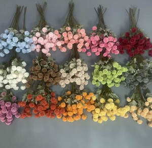 ODIS - Flores Artificiales Decorativas para Interiores, Pequeños Crisantemos de Imitación, Diente de León, Flores de Seda Kiku - Product Image 1