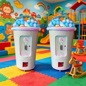 Distributore Automatico di Giochi a Moneta con Palline Rimbalzanti da 75/100mm, Giocattoli e Capsule Gacha Gacha - Product Image 4
