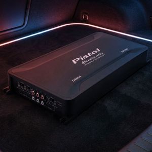Amplificateur numérique 4 canaux 150W*2 en pont, stable 4 ohms, large plage de tension 12-24V, 10Hz-50kHz, rapport signal/bruit 91dB, PISTOL GM-D804 - Product Image 6