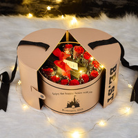 Vente en gros de roses parfumées de toutes sortes, fournitures de fête promotionnelles en forme de fleur de savon en forme de rose de bain