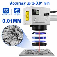 Máquina de Grabado Láser Dowin de 5W con Enfoque Automático, Portátil, para Pequeños Negocios, para Madera, Papel, Cuero, Goma, Lámina, Laca, Metal