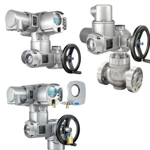 Actionneur de régulation AUMA SQR avec unité de poussée linéaire <span class=keywords><strong>LE</strong></span> et unité de commande AC 01.2 pour vanne électrique industrielle - Product Image 5