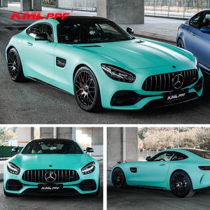 فيلم تغليف سيارات عالي الجودة بلون وردي أميري، مصنوع من مادة PET غير لامعة، قابل للإزالة، مناسب لتغليف هيكل السيارة - Product Image 4