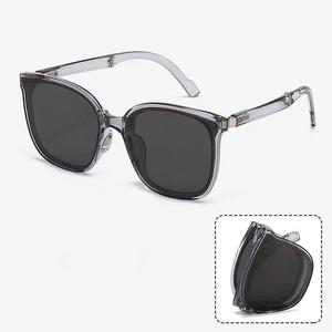 Lunettes de soleil pliables avec coussinets de nez à coussin d'air, protection solaire, mode, pour la conduite, protection UV, avec étui - Product Image 4