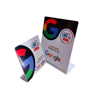 Soporte de Mesa NFC Personalizado para Redes Sociales, Aplicaciones de Pago y Reseñas, Soporte de Exhibición para Negocios, Reseñas de 5 <span class=keywords><strong>Estrellas</strong></span> y Reseñas por Toque - Product Image 6