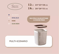 Poubelle en plastique poubelle intérieure pour la maison Corbeille Poubelle Conteneur poubelle de salle de bain