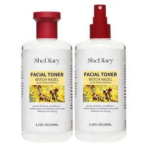 OEM Private Label personalizzato viso idratante acqua Spray naturale organico amamelide Toner viso per sbiancamento e restringimento dei pori