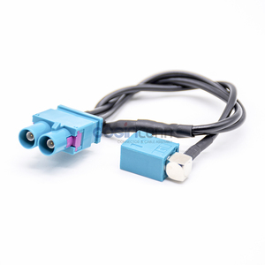 Кабель-адаптер Fakra с угловым разъемом (тип Z) на два разъема Fakra (тип Z), RG174 - Product Image 4