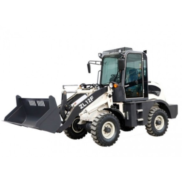 Chinese Top Brand ZL12F 1.2 Ton Mini Wheel Tractor Loader with 0.7m³ Bucket Capacity and Multi-attachments