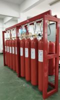 Systèmes d'extinction d'incendie à gaz haute pression FM200/HFC 227ea PRI-SAFETY GQQ120/2.5-PRI Cylindre en acier peint en rouge CCC