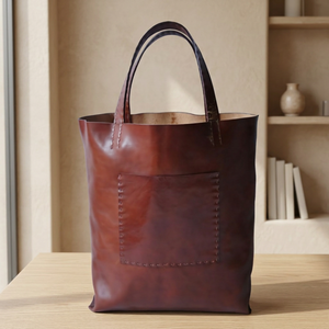 Pochette personnalisée en cuir véritable pour femme, avec fermeture éclair, imperméable, décontractée, durable, grande capacité, légère et portable - Product Image 3