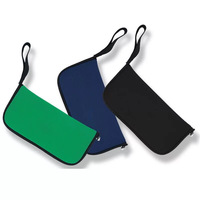 Pochette de souris pliable 2-en-1 en néoprène Beckon Wholesale avec poignée de transport et fermeture éclair pour cadeaux d'affaires et accessoires d'ordinateur portable
