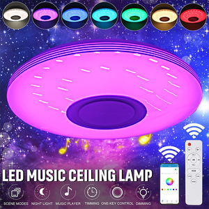   ไฟเพดานแบบมีลำโพง LED พร้อมรีโมทคอนโทรล ควบคุมผ่านแอพมือถือ 220V 110V รุ่น ZN-GYXD-3D - Product Image 5
