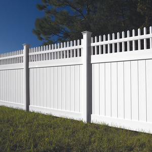 Supports de garde-corps en vinyle plastique PVC pour clôture de jardin/clôture de confidentialité en PVC/tringle à vignes/clôture pour enfants, treillis et portails non revêtus gratuits - Product Image 4