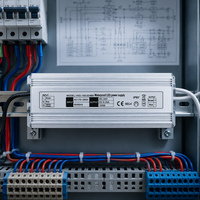 Transformateur 150W 120W AC100-265V DC5V 12V 24V, alimentation à tension constante étanche IP67 pour éclairage extérieur, homologué SAA ETL CE