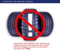 Système de surveillance de la pression des pneus d'alarme de sécurité numérique universel Offre Spéciale capteur TPMS pour Toyota Mazda Nissan Honda