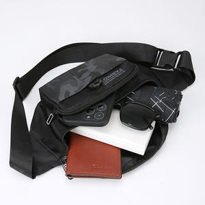 Bolso de Cintura para Hombre, de Tela Oxford, Impermeable, Estilo Bandolera, Multicapa, Informal, para Viajes de Negocios, Primavera 2025 - Product Image 4