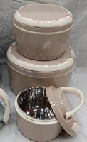 3-teiliges Luxus-Chafing-Dish-Set für Zuhause und Feiern 1,2L 2,4L 4,8L Isolierte Warmhaltebehälter Ramadan-Feier Hochwertiger Chinesischer Hersteller
