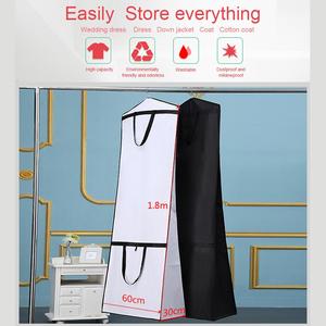 Промоакция, индивидуальное платье, свадебное платье, длинная одежда, защитный чехол, пылезащитный чехол, свадебное платье, сумка для одежды - Product Image 5