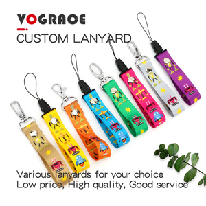 Correa de Cuello Personalizada Promocional VOGRACE para Tarjetas de Identificación, Impresión por Transferencia Térmica, Correas para Teléfono con Dibujos Animados y Anime Sublimados con Logotipo - Product Image 3