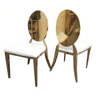 Silla de acero inoxidable al por mayor para salón de bodas, fabricante OEM