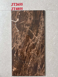 Prezzo all'ingrosso piastrelle del pavimento piastrelle di porcellana marrone pareti del bagno pannelli per la decorazione della pavimentazione per la casa - Product Image 2