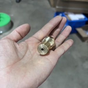 Vanne de contrôle verticale unidirectionnelle 1/2NPT 11/16 20UN en cuivre pour gaz, accessoire de compresseur d'air à température normale - Product Image 2
