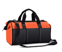 Vente en gros de sac à outils d'électricien portable multifonctionnel fermeture à glissière en toile épaissie résistante à l'usure pour la réparation de quincaillerie