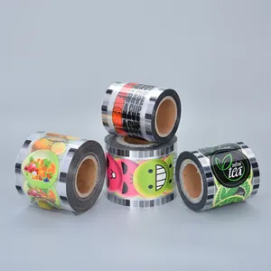 Plastic Film Tea Cup Sealer Film Printed 95Mm Bubb Boba Tea Sealing Film