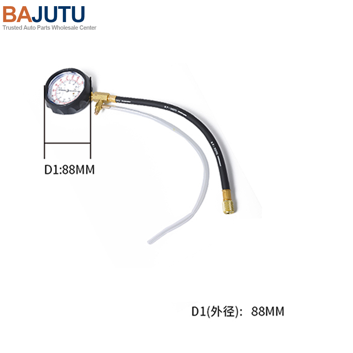 Pression Huile Kit Testeur De Pression D'injection Essence - Manomètre 0-140 PSI - Pour Diagnostic Moteur - Marque 8milelake Manometre Pression Pneu