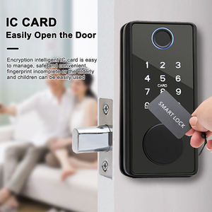 יצרן Tuya TTlock App בקרת אוטומטי טביעות אצבע דיגיטלית בריח חכם דלת מנעול דירה בית מלון משרד - Product Image 5