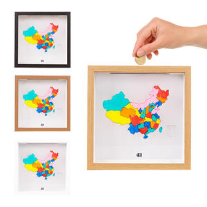 Cadre en bois pour souvenirs de <span class=keywords><strong>voyage</strong></span> avec fente supérieure pour billets et objets, vente en gros, direct usine, approvisionnement en vrac, USA <span class=keywords><strong>Europe</strong></span>, décoration intérieure - Product Image 4