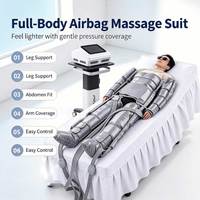 Combinaison de massage par compression à 24 chambres d'air OEM pour la circulation sanguine, la récupération sportive, le drainage lymphatique et la détoxification