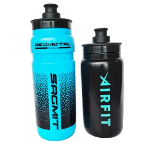 Promosyon yeniden kullanılabilir BPA ücretsiz sıkmak 550ml 750ml bisiklet yürüyüş bisiklet su şişesi PP plastik spor su şişesi