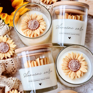 Nuevos Regalos Exclusivos y Populares Velas Aromáticas <span class=keywords><strong>de</strong></span> Soja Natural Hechas a Mano con Flores Creativas <span class=keywords><strong>de</strong></span> Peonía y Margarita, <span class=keywords><strong>de</strong></span> Lujo con Tapa y Aroma Personalizado - Product Image 4