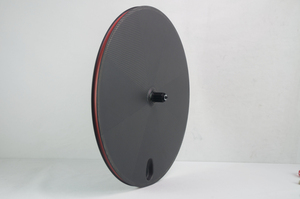 <span class=keywords><strong>Rueda</strong></span> de bicicleta de carretera de fibra de carbono 700C con sistema de freno en V de disco trasero sin cámara/Clincher para bicicleta de pista de piñón fijo - Product Image 2