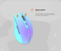 Meetion BTM002 Mouse bisu, tanpa kabel antarmuka USB desain bisnis gaya minimalis pembelian kantor rumah