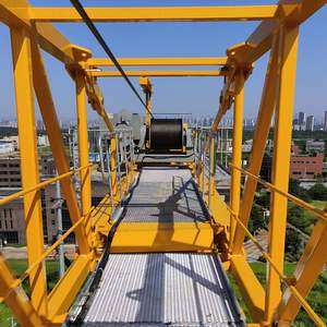 Grúa Torre de Plataforma Plana DAHAN QTZ500(8530) con Capacidad de Elevación de 25 Toneladas, Momento de Elevación de 500t.m, Altura Máxima de Elevación de 350m, Uso en Construcción, Caja de Cambios - Product Image 2