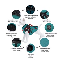 Vêtements pour animaux de compagnie personnalisés en gros, transfrontaliers, remorquables, décontractés, gilet de poitrine pour chien, XL XXL, accessoire pour animaux de compagnie pour chats