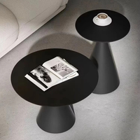 Ensemble de canapés de salon modernes et créatifs avec petite table basse Table d'angle ronde simple pour meubles de chambre à coucher