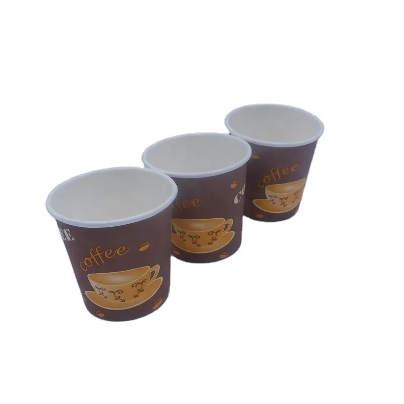 Vasos para beber calientes Vasos de degustación de papel desechables de 3oz para promoción