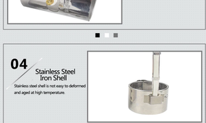 Calentadores de Banda Cerámicos Refrigerados por Aire para Extrusión de Plástico con Aletas de Cobre para Piezas Totalmente Extruidas - Product Image 2