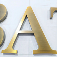 Lettres LED 3D en métal personnalisées, conception de logo d'entreprise, enseigne de magasin, lettres de signalisation, lettres LED 3D rétroéclairées, enseigne électronique